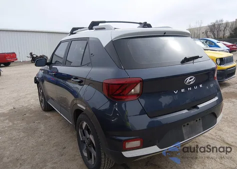 2021 Hyundai Venue Denim z USA, uszkodzony, nr VIN KMHRC8A37MU095432